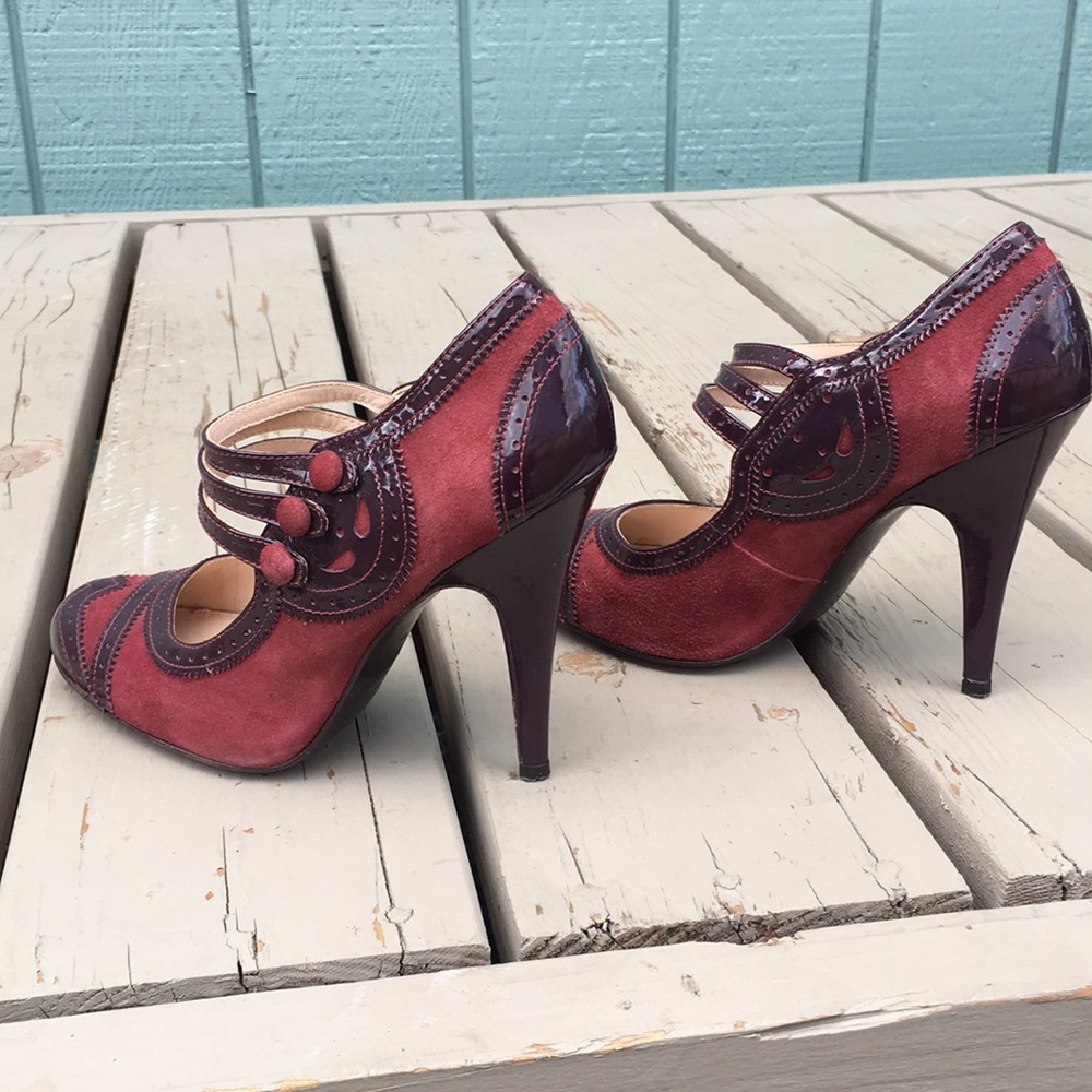 Red purple Mary Jane Pour La Victoire 8.5